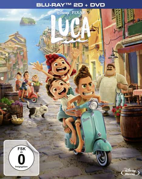 Luca (Deluxe Edition) (Blu-ray &amp; DVD), 1 Blu-ray Disc und 1 DVD