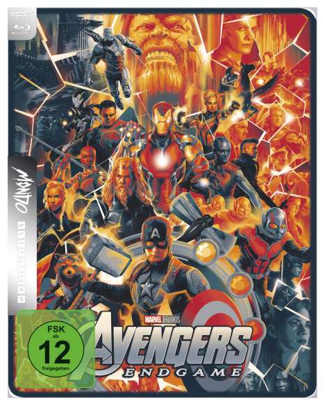 Avengers: Endgame (Ultra HD Blu-ray &amp; Blu-ray im Steelbook), 1 Ultra HD Blu-ray und 2 Blu-ray Discs
