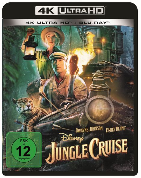 Jungle Cruise (Ultra HD Blu-ray &amp; Blu-ray), 1 Ultra HD Blu-ray und 1 Blu-ray Disc