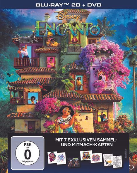 Encanto (Deluxe Edition) (Blu-ray &amp; DVD), 1 Blu-ray Disc und 1 DVD