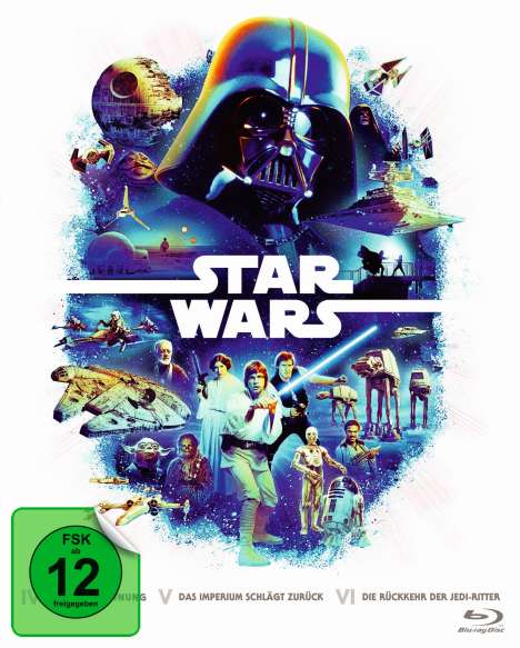 Star Wars Episode IV-VI (Blu-ray), 6 Blu-ray Discs