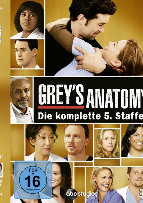 Grey's Anatomy Staffel 5, 7 DVDs