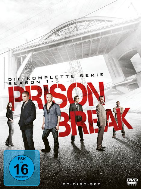 Prison Break (Komplette Serie inkl. Film), 27 DVDs