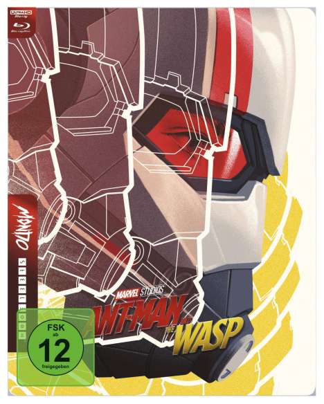 Ant-Man and the Wasp (Ultra HD Blu-ray &amp; Blu-ray im Steelbook), 1 Ultra HD Blu-ray und 1 Blu-ray Disc