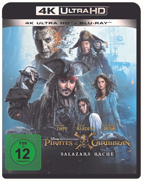 Pirates of the Caribbean: Salazars Rache (Ultra HD Blu-ray &amp; Blu-ray), 1 Ultra HD Blu-ray und 1 Blu-ray Disc