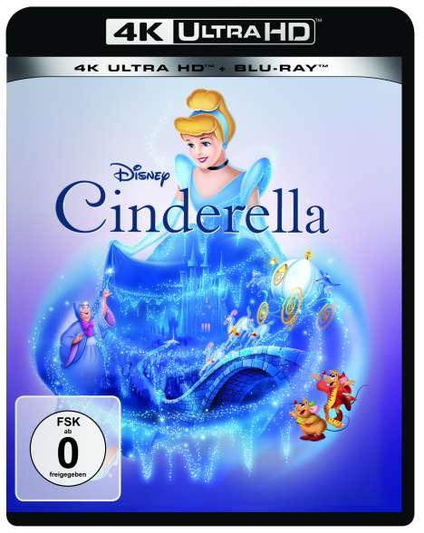 Cinderella (1950) (Ultra HD Blu-ray &amp; Blu-ray), 1 Ultra HD Blu-ray und 1 Blu-ray Disc