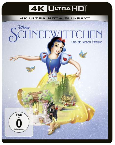 Schneewittchen und die sieben Zwerge (1937) (Ultra HD Blu-ray &amp; Blu-ray), 1 Ultra HD Blu-ray und 1 Blu-ray Disc