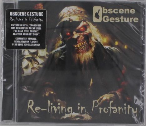 Obscene Gesture: Re-Living In Profanity, CD