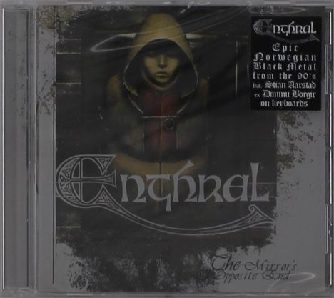 Oben rechts: "Epic Norwegian Black Metal from the 90's". Zentral: Kapuzenträger in düsterem Stil.