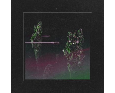 Es gibt keine Texte im Bild. Es zeigt eine Illustration mit schwebenden Felsformationen und futuristischen Objekten.