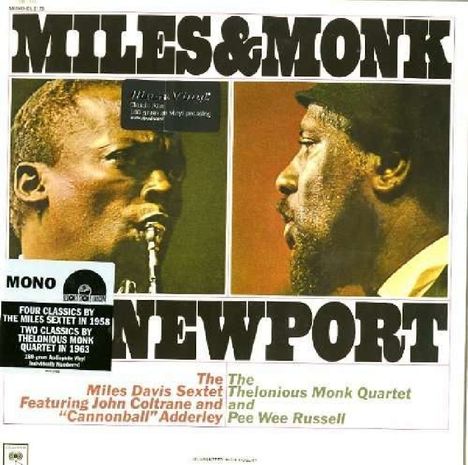 Miles Davis (1926-1991): Miles &amp; Monk At Newport (Mono) (Limited Numbered Edition), LP