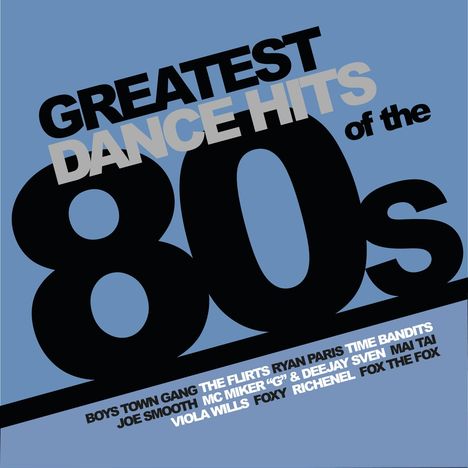 Greatest Dance Hits Of The 80s (Limited Edition) (Transparent Blue Vinyl), LP