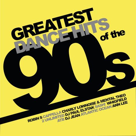 Greatest Dance Hits Of The 90s (Limited Edition) (Transparent Yellow Vinyl), LP