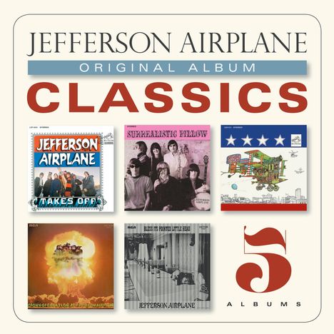 Jefferson Airplane: Original Album Classics, 5 CDs