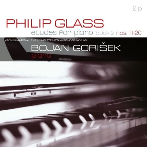 Philip Glass (geb. 1937): Etüden für Klavier Nr.11-20 (180g), 2 LPs