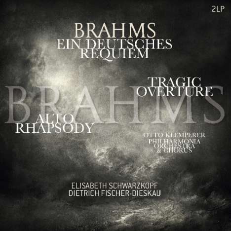 Johannes Brahms (1833-1897): Ein Deutsches Requiem op.45 (180g), 2 LPs