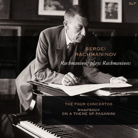 Sergej Rachmaninoff (1873-1943): Rachmaninoff plays Rachmaninoff (180g), 3 LPs