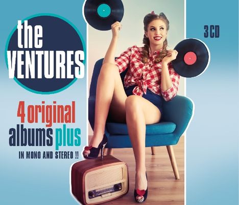 The Ventures: 4 Original Albums Plus, 3 CDs