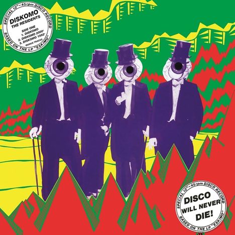 The Residents: Diskomo / Goosebump (180g) (Limited-Numbered-Edition) (Red Vinyl) (45 RPM), LP