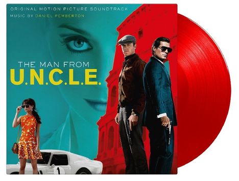 Filmmusik: The Man From U.N.C.L.E. (180g) (Limited-Numbered-Edition) (Red Vinyl), 2 LPs