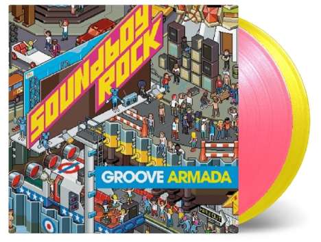 Groove Armada: Soundboy Rock (180g) (Limited-Numbered-Edition) (Pink &amp; Yellow Vinyl), 2 LPs