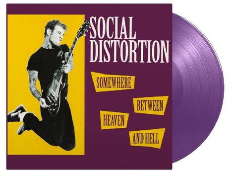 Social Distortion: Somewhere Between Heaven &amp; Hell (180g) (Limited-Numbered-Edition) (Purple Vinyl), LP