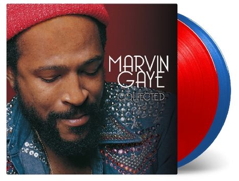 Marvin Gaye: Collected (180g) (Limited-Numbered-Deluxe-Edition) (Translucent Red &amp; Royal Blue Vinyl), 2 LPs