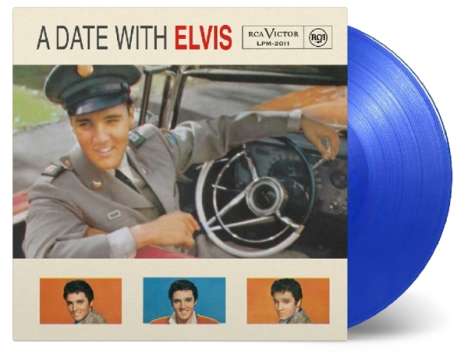 Elvis Presley (1935-1977): A Date With Elvis (180g) (Limited Numberd Edition) (Transparent Blue Vinyl), LP