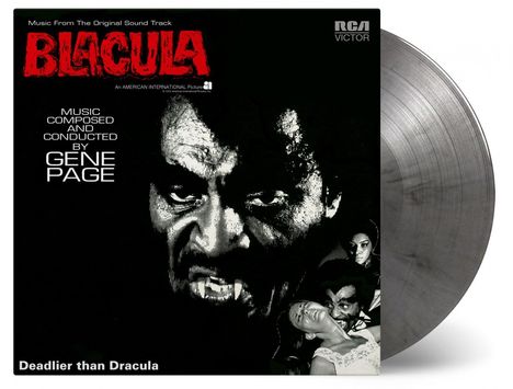 Filmmusik: Blacula (180g) (Limited Numbered Edition) (Silver + Black Marbled Vinyl), LP