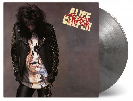 Alice Cooper: Trash (180g) (Limited Numbered Edition) (Silver &amp; Black Marbled Vinyl), LP