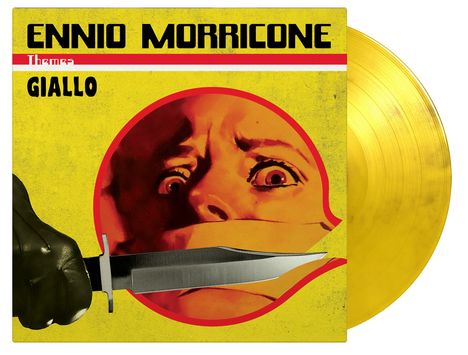 Ennio Morricone (1928-2020): Filmmusik: Giallo (180g) (Limited Numbered Edition) (Giallo &amp; Black Marbled Vinyl), 2 LPs