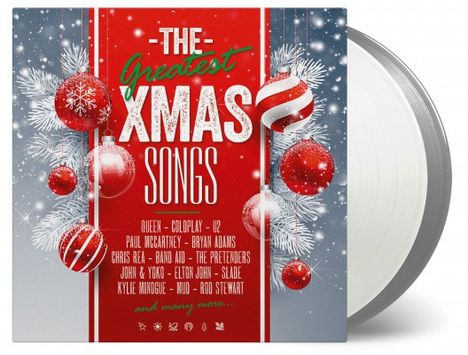The Greatest Xmas Songs (180g) (Limited Numbered Edition) (Silver &amp; Clear Vinyl), 2 LPs
