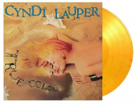 Cyndi Lauper: True Colors (180g) (Limited Numbered Edition) (Flaming Vinyl), LP