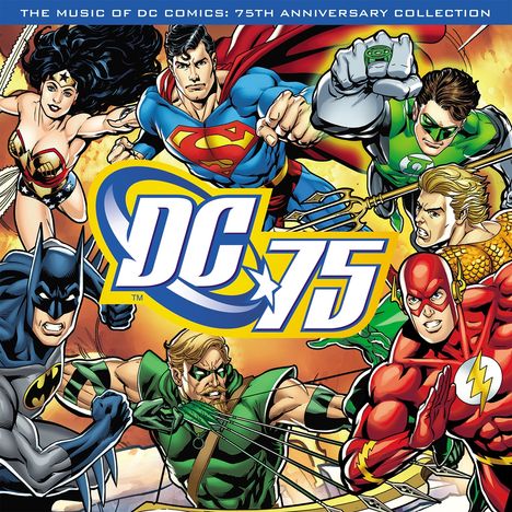 Filmmusik: The Music Of DC Comics: 75th Anniversary Collection (180g) (Limited Numbered Edition) (Translucent Red Vinyl), LP