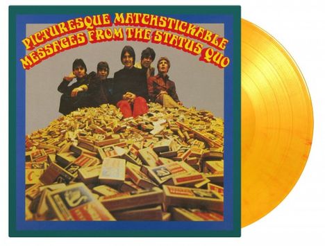 Status Quo: Picturesque Matchstickable Messages From The Status Quo (180g) (Limited Numbered Edition) (Yellow Flaming Vinyl), 2 LPs