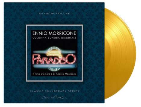 Ennio Morricone (1928-2020): Filmmusik: Nuovo Cinema Paradiso (180g) (Limited Numbered Edition) (Solid Yellow Vinyl), LP
