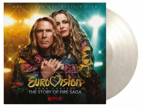 Filmmusik: Eurovision Song Contest: Story Of Fire Saga (180g) (Limited Numbered Edition) (Snow &amp; Ice Colored Vinyl), LP