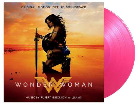 Filmmusik: Wonder Woman (180g) (Limited Numbered Edition) (Translucent Pink Vinyl), 2 LPs