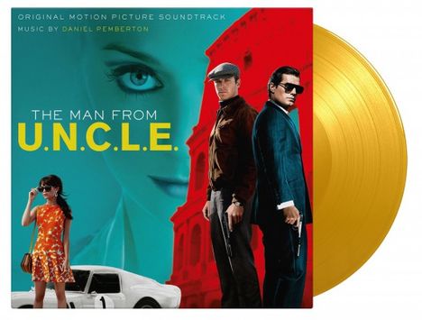 Filmmusik: Man From U.N.C.L.E. (180g) (Limited Numbered Edition) (Solid Yellow Vinyl), 2 LPs