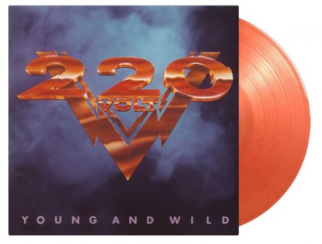 220 Volt: Young And Wild (180g) (Limited Numbered Edition) (Crystal Clear, Gold &amp; Red Marbled Vinyl), LP