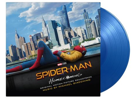 Filmmusik: Spider-Man: Homecoming (180g) (Limited Numbered Edition) (Blue Vinyl), 2 LPs