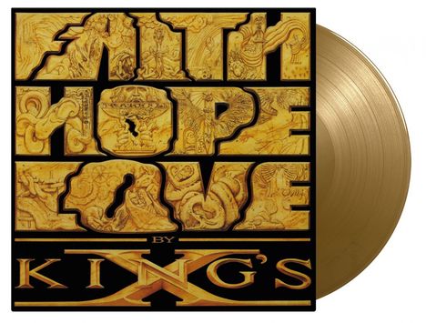 King's X: Faith Hope Love (180g) (Limited Numbered Edition) (Gold Vinyl), 2 LPs