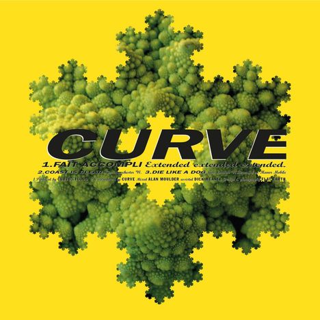 Curve: Fait Accompli (Extended) (180g) (Limited Numbered Edition) (Yellow &amp; Blue Marbled Vinyl), Single 12"