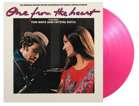 Tom Waits &amp; Crystal Gayle: Filmmusik: One From The Heart (40th Anniversary) (180g) (Limited Numbered Edition) (Translucent Pink Vinyl), LP
