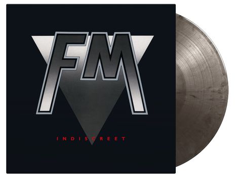 FM (GB): Indiscreet (180g) (Limited Numbered Edition) (Silver &amp; Black Marbled Vinyl), LP
