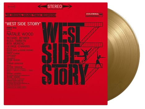 Filmmusik: West Side Story (180g) (Limited Numbered Edition) (Gold Vinyl), 2 LPs