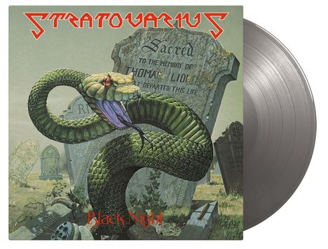 Stratovarius: Black Night (Limited Numbered Edition) (Silver Vinyl), Single 7"