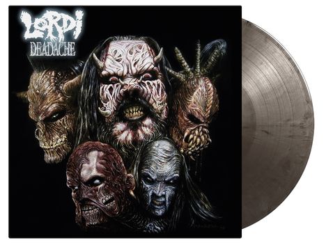 Lordi: Deadache (180g) (Limited Numbered Edition) (Silver &amp; Black Marbled Vinyl), LP