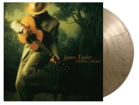 James Taylor: October Road (180g) (Limited Numbered Edition) (Gold &amp; Black Marbled Vinyl), LP