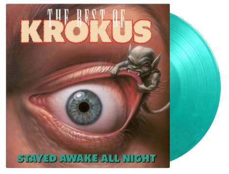 Krokus: Stayed Awake All Night: The Best Of Krokus (180g) (Limited Numbered Edition) (Translucent Green &amp; White Marbled Vinyl), LP
